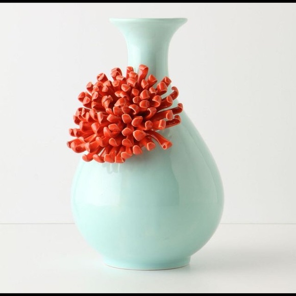 Anthropologie Other - 🆕 Rare Anthropologie Curvy Chrysanthemum Vase